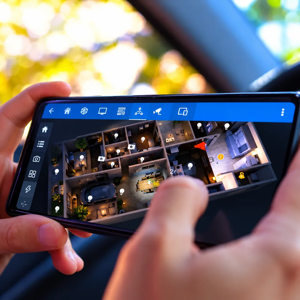 Casa 3D no celular