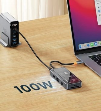 USB C Hub Dock Station PD 100W